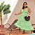 Vestido Alça Farm Verde Lima Plus Size - Imagem 1