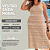 Vestido Saída Modal Angélica Bege Plus Size - Imagem 3