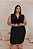 Vestido Gola Boba Preto Plus Size - Imagem 3
