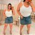 Alcinha Ribana Lavínia Branca Plus Size - Imagem 2