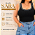 Regata Ribana Listra Sara Branca Plus Size - Imagem 4