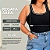 Regata Ribana Listra Sara Branca Plus Size - Imagem 5