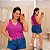Blusa Colete Elisa Fúcsia Plus Size - Imagem 1