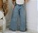 Calça Jeans FF Wide Leg Max Alexandra Plus Size - Imagem 3
