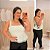 Blusa Alcinha Trop Off Estampa Azul e Amarela Plus Size - Imagem 1