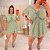 Macaquinho Mia Verde Floral Plus Size - Imagem 2