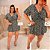 Macaquinho Mia Preto Floral Plus Size - Imagem 2