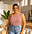 Blusa Nula Laise Rebeca Rose Plus Size - Imagem 3