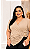 Blusa Kelly Bege Plus Size - Imagem 3