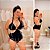 Maiô Lide Preto Plus Size - Imagem 1