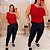 Blusa Nula Laise Rebeca Vermelha Plus Size - Imagem 2