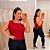 Blusa Nula Laise Rebeca Vermelha Plus Size - Imagem 1