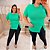 Blusa Vest Legging Botões Verde Plus Size - Imagem 2