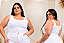 Blusa Regata Suplex Mariana Branca Plus Size - Imagem 3