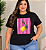T shirt Limon Preta Plus Size - Imagem 1