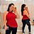 Blusa Assimétrica Renda Vermelha Plus Size - Imagem 1