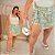 Short Saia Babi Estampa Abacaxi Plus Size - Imagem 2