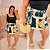 Short Saia Babi Estampado Verde e Bege Plus Size - Imagem 2