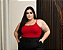 Cropped Suplex Alcinha Vermelha Plus Size - Imagem 3