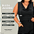 Blusa Gola Boba Jasmine Azul Plus Size - Imagem 5