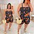 Conjunto Antonela Preto Estampado Plus Size - Imagem 2