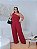 Macacão Nula Elis Vermelho Plus Size - Imagem 3