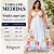 Vestido Capri Estampa Listra Azul Plus Size - Imagem 6