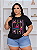 T shirt Estampa Caranguejo Preta Plus Size - Imagem 1