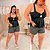 Blusa Bata Flor Preta Plus Size - Imagem 2
