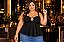 Blusa Bata Flor Preta Plus Size - Imagem 3