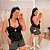 Blusa Bata Flor Preta Plus Size - Imagem 1