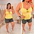 Blusa Bata Flor Amarela Plus Size - Imagem 2