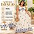 Vestido Longo Sabrina Cinza Azulado Plus Size - Imagem 4