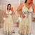 Vestido Longo Sabrina Branco Floral Plus Size - Imagem 2
