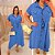 Chemise Botões Emily Azul Plus Size - Imagem 2