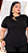 Blusa Viviana Preta Plus Size - Imagem 1