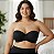 Sutiã Tomara que Caia Preto Liso Plus Size - Imagem 1