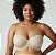 Sutiã Tomara que Caia Bege Liso Plus Size - Imagem 2