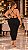 Vestido Cruzado Modal Preto Plus Size - Imagem 2