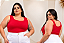 Blusa Regata Suplex Mariana Vermelha Plus Size - Imagem 1