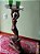 Escultura assinada M.Grosmann mulher na flor de lotus - Imagem 4