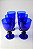 Taças em demi cristal Blue Royal para vinho ou água - Imagem 2