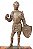 Escultura Antiga Soldado Medieval em Bronze Maciço 7kg. - Imagem 9