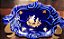 Petisqueira Limoges em Azul Cobalto e ouro 22 karat - Imagem 6