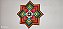Mandala de lã cores 8 pontas 1 metro - Imagem 4