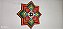 Mandala de lã cores 8 pontas 1 metro - Imagem 3