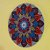 Mandala pintada 35cm - Imagem 1