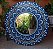 Mandala olho grego com espelho 60cm - Imagem 1