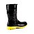 Bota PVC Cano Curto C/Forro Bracol Com Solado Amarelo - Imagem 2