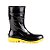 Bota PVC Cano Curto C/Forro Bracol Com Solado Amarelo - Imagem 1
